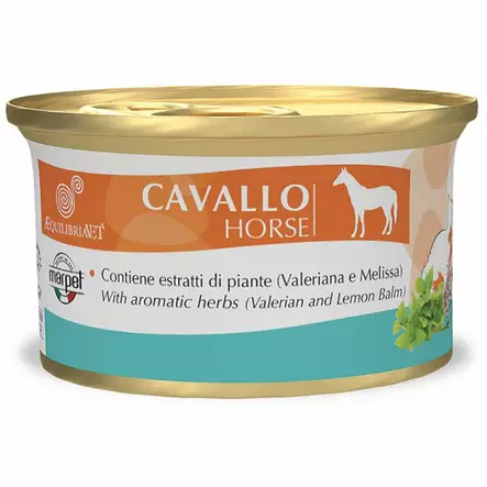 AEQUILIBRIAVET Horse / Hevonen 85g Kissan märkäruoka - Märkäruokatölkit - 8031701202310 - 1