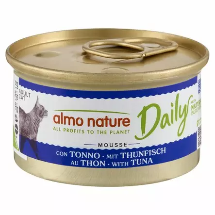 Almo Nature Daily Cat Mousse Tonnikala 85 g - Märkäruokatölkit - 8001154120370 - 1