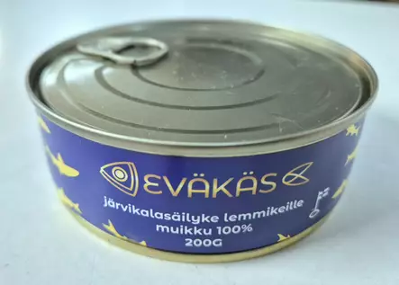 Eväkäs Järvikalasäilyke Muikku 200g - Koiran märkäruoat - MUIKKU200 - 2