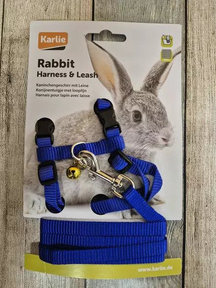 Karlie Kani Valjaat Hihnalla 120cm - Kanin valjaat - 4016598034590 - 3