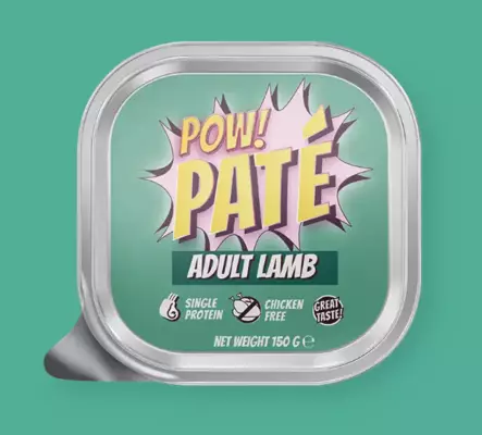 POW! Pate Adult Lamb 150g koiran märkäruoka - Koiran märkäruoat - 7350040128770 - 1
