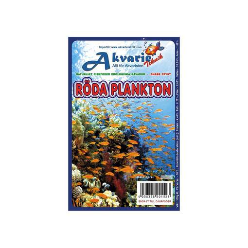 Akvarie Teknik Röda Plankton Punainen Planktoni 100g - Kalojen pakasteruoka - 7350038150400 - 1