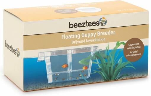 BeezTees Floating Guppy Breeder 16x9x10cm - Akvaarion hoitotarvikkeet - 8712695006480 - 1