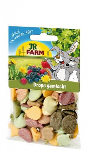 Jr. Farm Herkkunappi Mix jyrsijän herkku 75g - Kanin ja jyrsijän herkut - 4024344083860 - 1