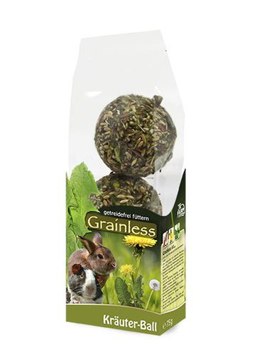 Jr. Farm viljaton Yrttipallo 3kpl kaneille ja jyrsijöille - Kanin ja jyrsijän herkut - 4024344186790 - 1