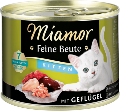 Miamor Feine Beute Kitten Siipikarja kissan märkäruoka 185g - Märkäruokatölkit - 4000158744500 - 1