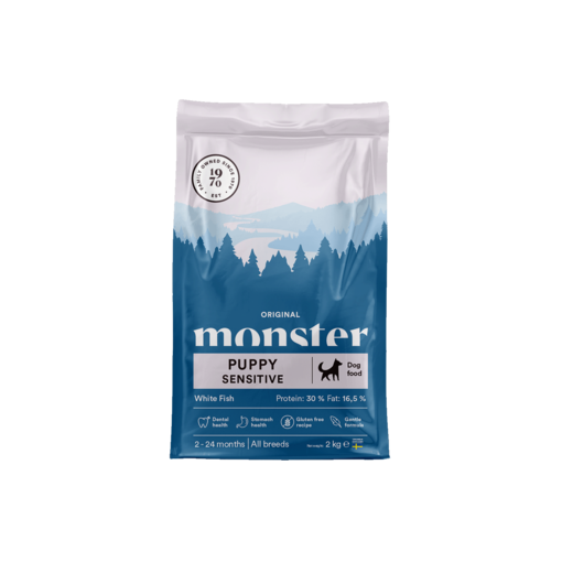 Monster Puppy Sensitive Koiranruoka - Monster kuivaruoat - 7350040126790 - 1