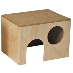 Puinen Pesämökki Jyrsijälle Kanille (koosta riippuen) - Kanin ja jyrsijän pesämökit ja sisusteet - 7330002002720 - 1