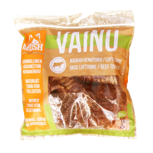 MUSH Vainu Naudan Henkitorvi kuivattu herkku 200g - Koiran puruluut - 6430023294690 - 1