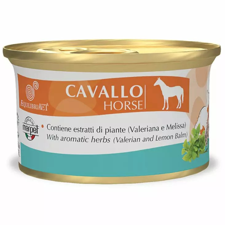 AEQUILIBRIAVET Horse / Hevonen 85g Kissan märkäruoka - Märkäruokatölkit - 8031701202310 - 1