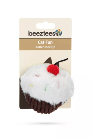 BeezTees Cat Fun Rapiseva Kuppikakku kissanlelu - Kissan aktivointilelut - 8712695173441 - 2