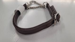 Hollolan Säädettävä Puolikiristävä Pieni Nahkapanta - Koiran puolikiristävät pannat - HOL11 - 1