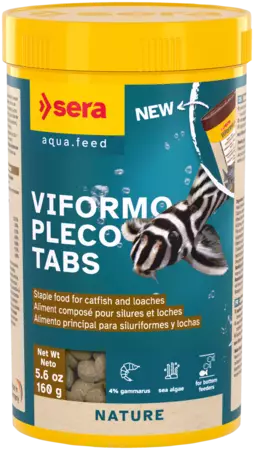 Sera Viformo pohjatabletti akvaariokaloille - Kalojen kuivaruoka - 4001942005401 - 4