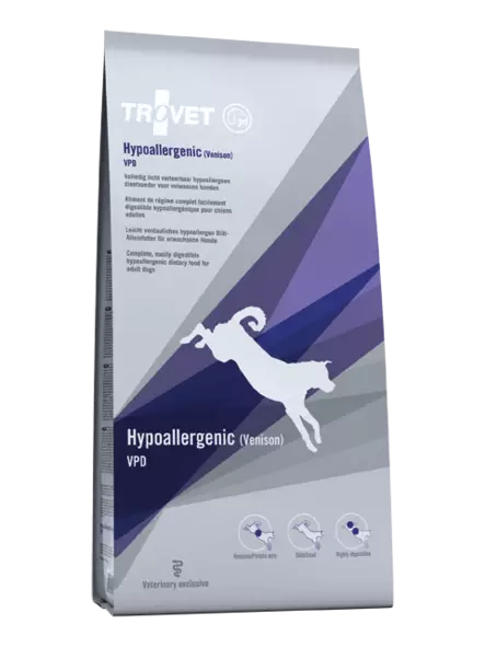 Trovet dog VPD Hypoallergenic Venison Peura koiranruoka - Erikoiskuivaruoat - 8716811001281 - 1