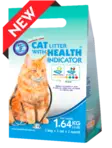 Silica Cat Litter with permanent Health Monitor Silikaatti hiekka 1,2kg - Kissan silikaattihiekat - 634654684851 - 1