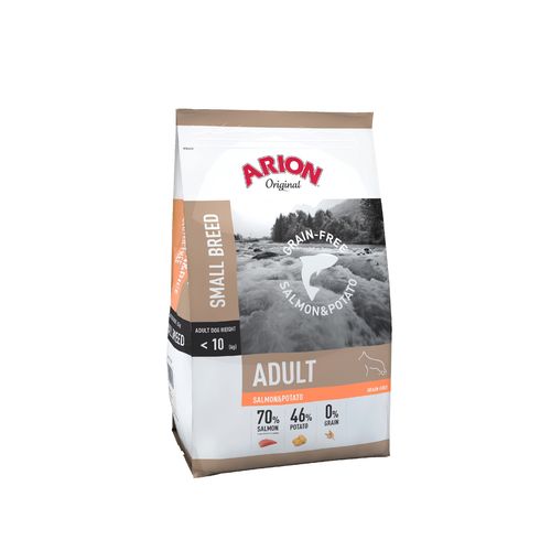 Arion Original Grain-Free Lohi&peruna Small 3kg Koiranruoka - Arion kuivaruoat - 5414970049801 - 1