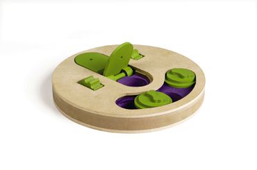 BeezTees Brain Game Fanatic älypeli koirille ja kissoille - Koiran aktivointilelut - 8712695116301 - 1