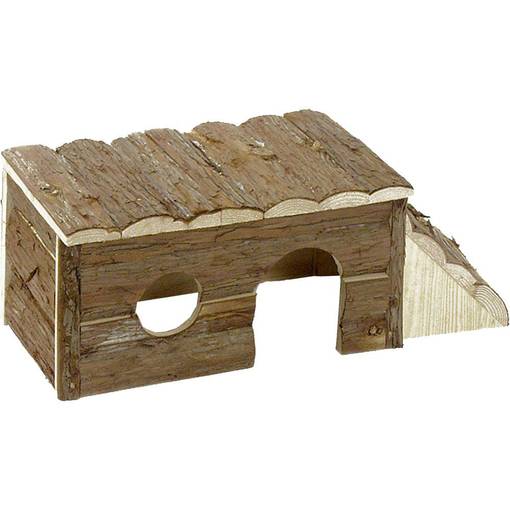 Flamingo Bigfoot Jyrsijän puinen mökki - Kanin ja jyrsijän pesämökit ja sisusteet - 5400585009811 - 1