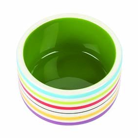 HappyPet Rainbow keraaminen ruokakuppi 7,5cm - Kanin ja jyrsijän kupit - 701029131651 - 1