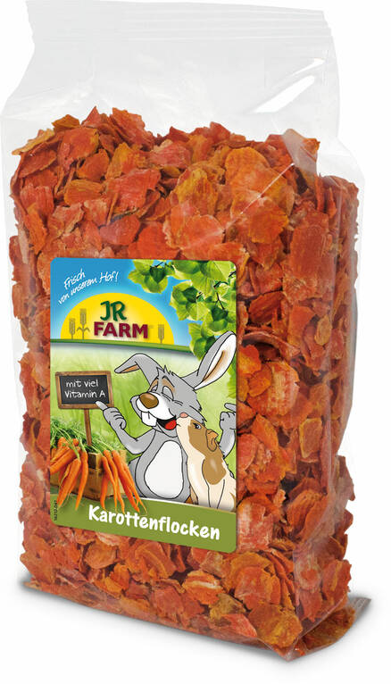 Jr. Farm Porkkanahiutaleet jyrsijän herkku 150g - Kanin ja jyrsijän herkut - 4024344162541 - 1