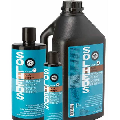 Solheds Derma 4 Gentle Shampoo - Koiran shampoot ja hoitoaineet - 6430054340311 - 1
