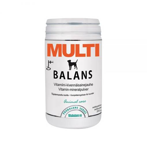 Vitabalans Probalans MultiBalans vitamiini-kivennäisjauhe 200g - Koiran lisäravinteet - 6410530012031 - 1