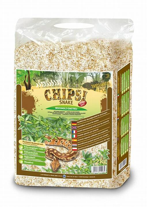 Chipsi Snake pohjamateriaali käärmeelle 2kg - Terraarion kuivikkeet ja pohjamateriaali - 4002973265321 - 1