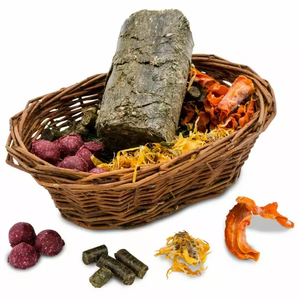 JR Farm Herkkukori 350g Kaneille ja jyrsijöille - Kanin ja jyrsijän herkut - 4024344256431 - 1