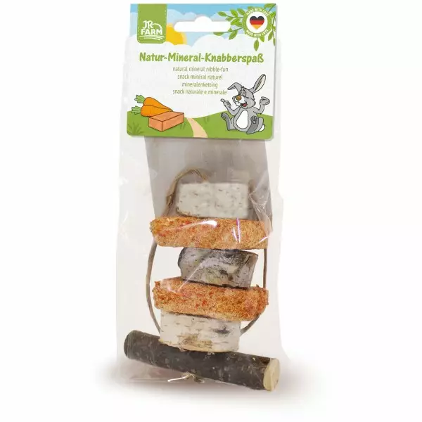 Jr. Farm Natural Mineral Nibble Fun - Kanin ja jyrsijöiden lelut ja aktivointi - 4024344077081 - 1