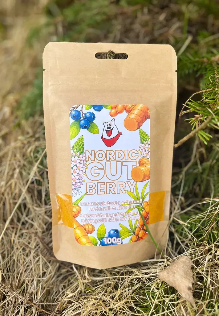 Nordic Gut Berry 100g - Koiran lisäravinteet - 6429830298731 - 1