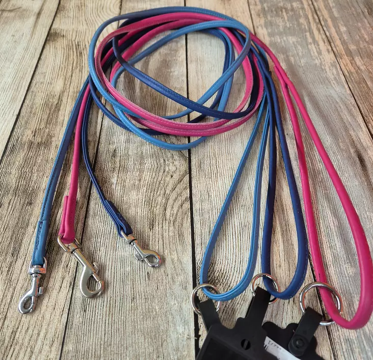 Pyöristetty nahkahihna 180cm - Koiran nahkahihnat - PTALUTIN1 - 1