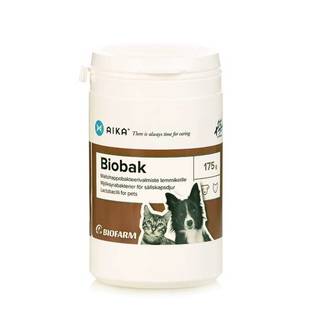 Biobak 175g maitohappobakteerivalmiste lemmikeille - Koiran lisäravinteet - 6416225005142 - 1