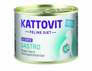 KATTOVIT Gastro Ankka kissan märkäruoka 185g - Erikoismärkäruoat - 4000158780492 - 1