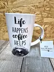Otter House Life Happen Coffee Help Muki - Eläinaiheiset tavarat - 5017680046902 - 1