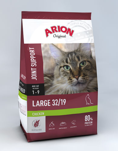 Arion Original Cat Adult Large Breed 32/19 Kana kissan kuivaruoka - Arion kuivaruoat - 5414970058582 - 1