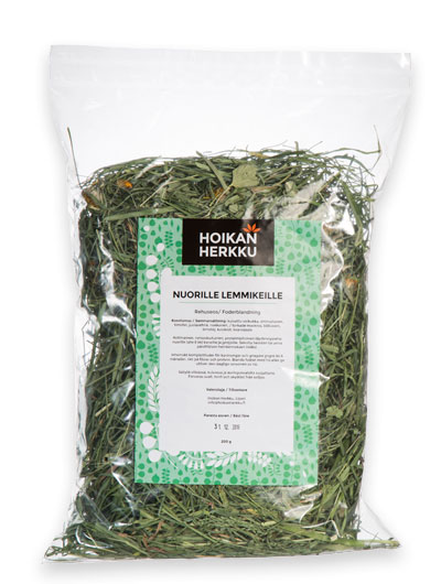Hoikan Herkku Nuorille Lemmikeille -rehuseos 200g - Kanin ja jyrsijän herkut - HOIKAN2 - 1