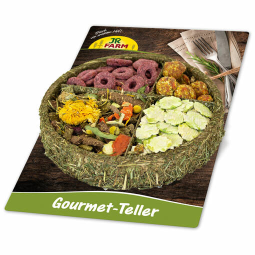 Jr. Farm Gourmet Teller Herkku Lautanen100g - Kanin ja jyrsijän herkut - 4024344238222 - 1