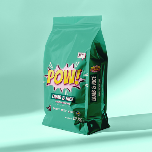 POW! Dog Lamb Rice Single protein Lammas Riisi Koiran ruoka - Erikoiskuivaruoat - 7350040129982 - 1