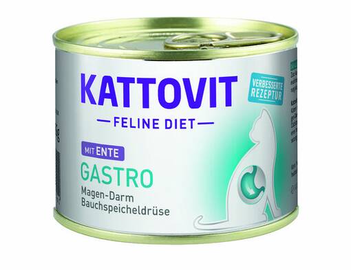 KATTOVIT Gastro Ankka kissan märkäruoka 185g - Erikoismärkäruoat - 4000158780492 - 1