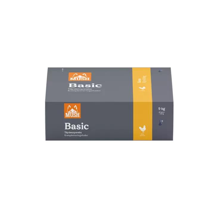 MUSH Basic Chicken 9kg - MUSH koiran pakasteruoat - 6430023291392 - 1