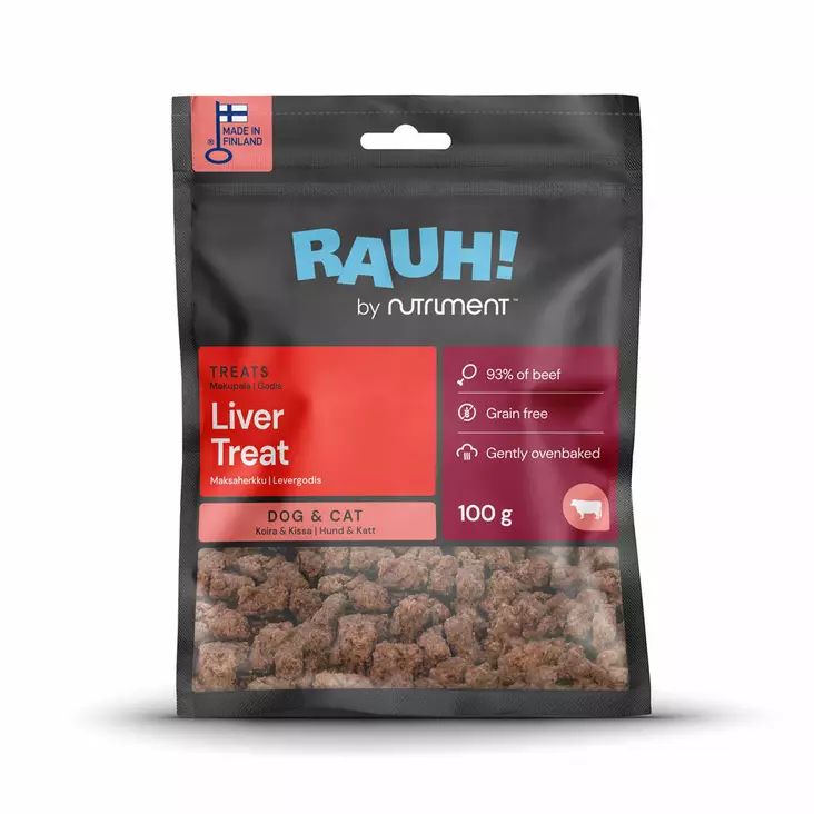 RAUH! Maksaherkku 100g Kissoille ja Koirille - Koiran herkut - 6438047713012 - 2