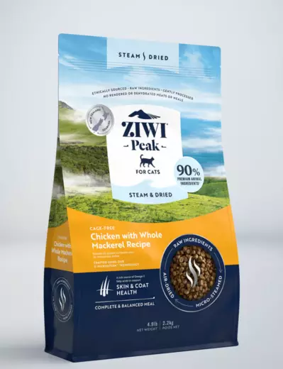 ZiwiPeak Uuden-Seelannin Steam & Dried Kana Kissan kuivaruoka - Kissan erikoiskuivaruoat - 9421038210062 - 1