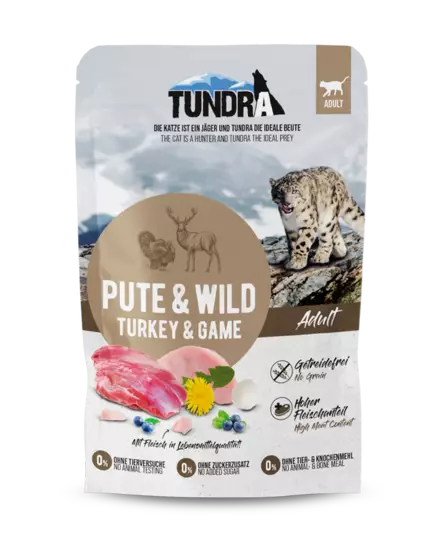 Tundra Turkey-Game Kalkkuna-Riista Kissanmärkäruoka 85g - Erikoismärkäruoat - 4027245007713 - 1