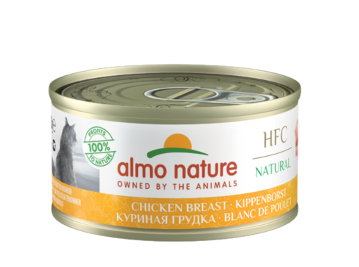 Almo Nature HFC Natural Cat Kananrinta 70g - Märkäruokatölkit - 8001154004113 - 1