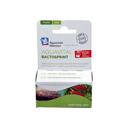 Aquarium Münster Aquavital Bactosprint Bakteerivalmiste - Akvaarion vedenhoitoaineet - 4005258004523 - 1