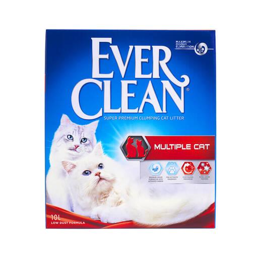 Ever Clean Multiple Cat 10 L - Kissan mikrohiekat - 5060255492253 - 0