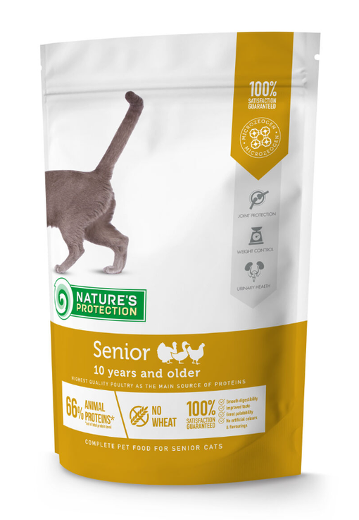 Nature’s Protection Cat Senior 400g kissan kuivaruoka - Kissan erikoiskuivaruoat - 4771317457813 - 1