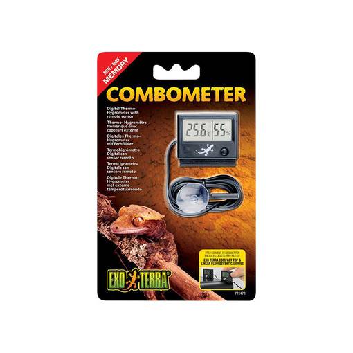 Exoterra Combometer lämpö- ja koskeusmittari - Terraarion sisustus - 015561224703 - 1