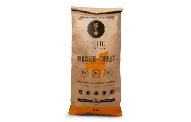 Celtic Chicken Turkey kana-kalkkuna viljaton koiranruoka - Erikoiskuivaruoat - 5425038501223 - 1