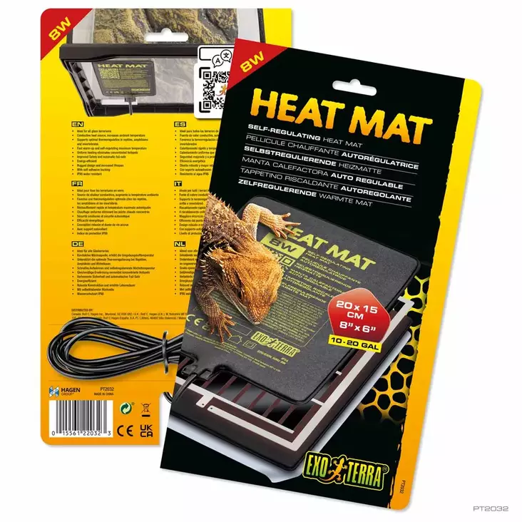 ExoTerra 8w 20x15cm itsesäätyvälämpömatto - Terraarion valaistus ja lämmitys - 015561220323 - 1
